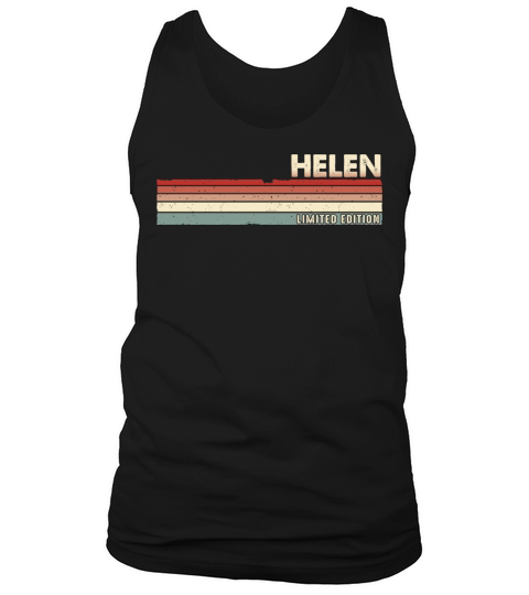 Helen Funny Retro Vintage Name surname 80s 90s Tank Top Unisex