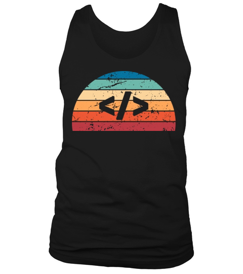 Retro Development Sunset Vintage software Sunrise Tank Top Unisex