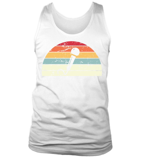 Retro Singing Sunset Vintage Singer Sunrise Tank Top Unisex