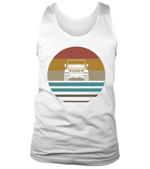 Vintage Jeeps Retro 70s Distressed Off Road Tank Top Unisex