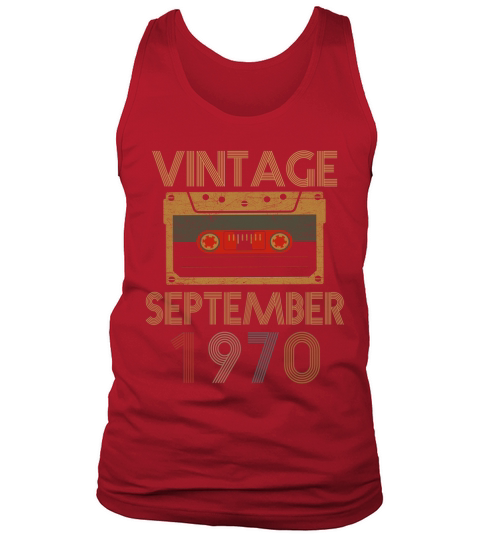 vintage september 1970 Tank Top Unisex