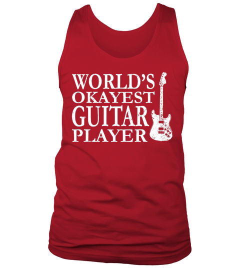 Worlds Okayest Guitar Player Tank Top Unisex