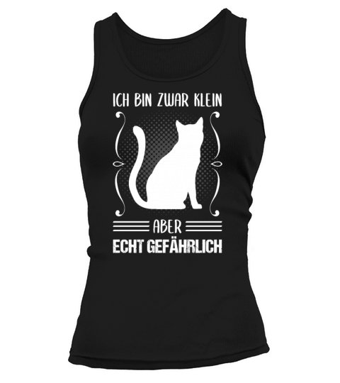 Cat Small But Dangerous Funny Quote Gift Tank top Woman