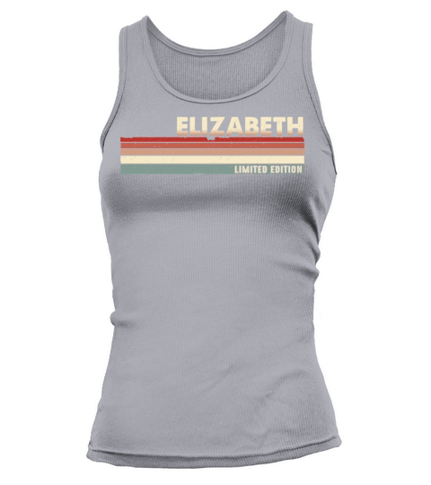 Elizabeth Funny Retro Vintage Name Surname 80s 90s Tank top Woman