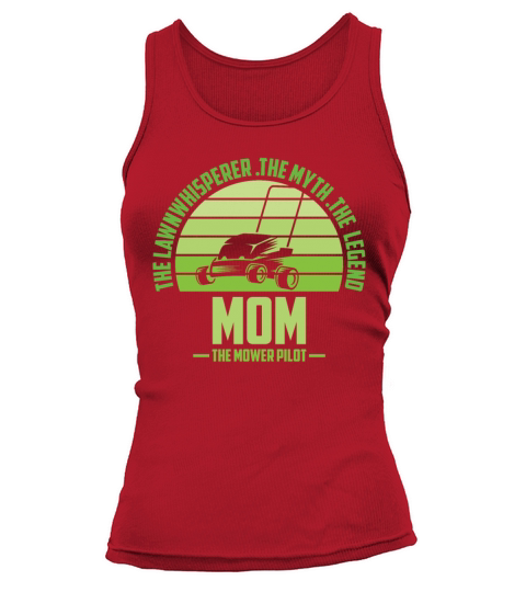Funny Mom Lawn Mowing Shirt Lawn Mower Mow Summer Tank top Woman