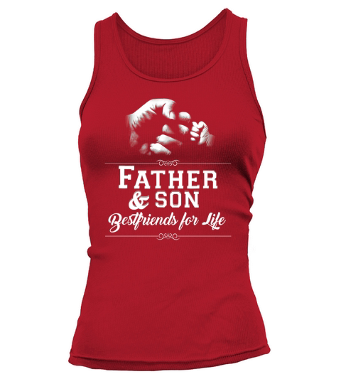 Mens Father Son Friends Fist Bump TShirt Dad Fathers Day Family Tank top Woman