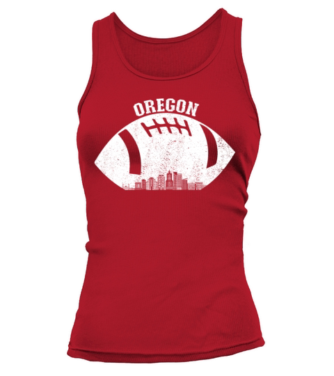Portland Skyline Football Fan Vintage Oregon Tank top Woman