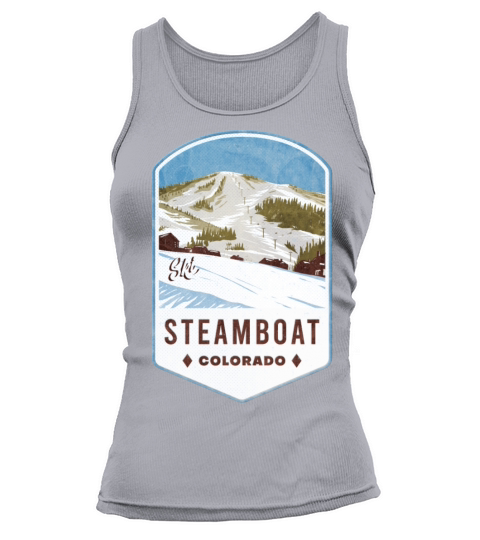Steamboat Colorado Ski Badge Tank top Woman