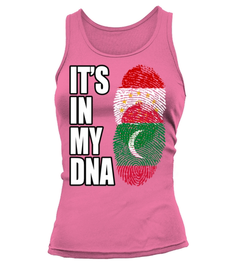 Tajikistani And Maldivian Vintage Heritage DNA Fla Tank top Woman
