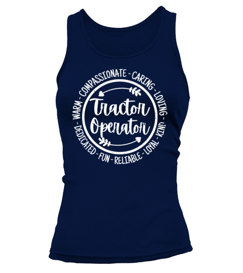 Tractor Operator Farmer Driver Vintage Gift Tank top Woman