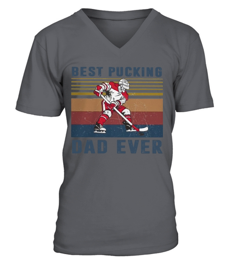 Best Pucking Dad ever vintage V-Neck T-shirt