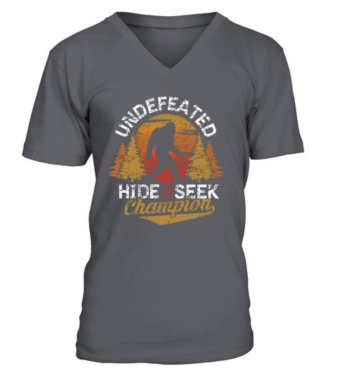 Bigfoot Undefeated Hide & Seek Champion shirt V-Neck T-shirt