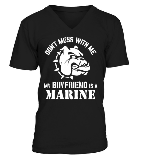 MARINE GIRLFRIEND SHIRT T-Shirt V-Neck T-shirt
