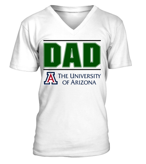 University Of Arizona Proud Dad Parents Day 2020 V-Neck T-shirt