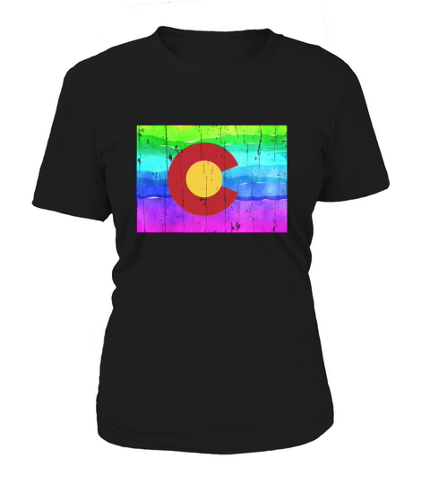 America State Of Colorado Gay Pride LGBT Pride Women's T-Shirt