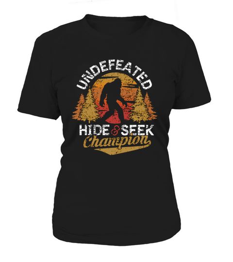 Bigfoot Undefeated Hide & Seek Champion shirt Women's T-Shirt