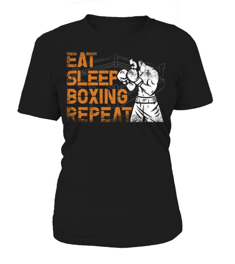 Boxing Vintage Eat Sleep Boxing Women's T-Shirt