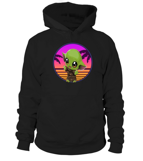 Baby Yoda Retro Vintage Hoodie Unisex