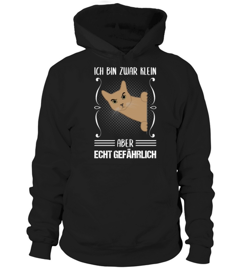 Cat Small But Dangerous Funny Quote Gift Hoodie Unisex