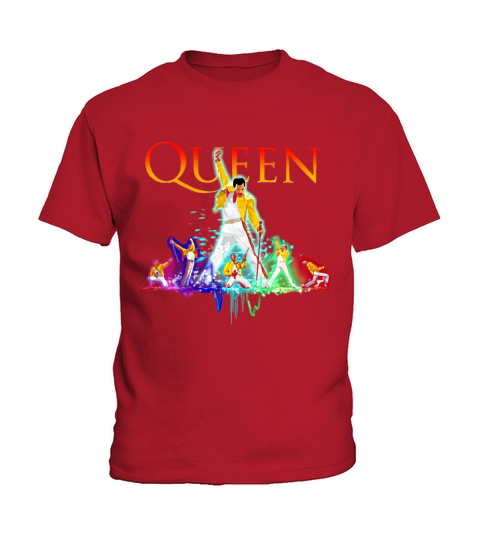Color Queen Freddie Mercury shirt Kids T-Shirt