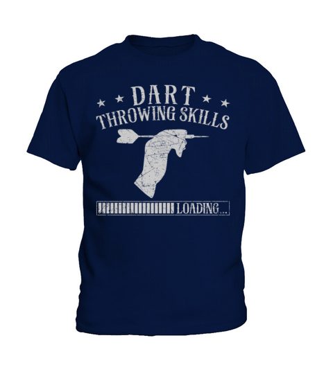 Darts Vintage Dart Throwing Skills Kids T-Shirt