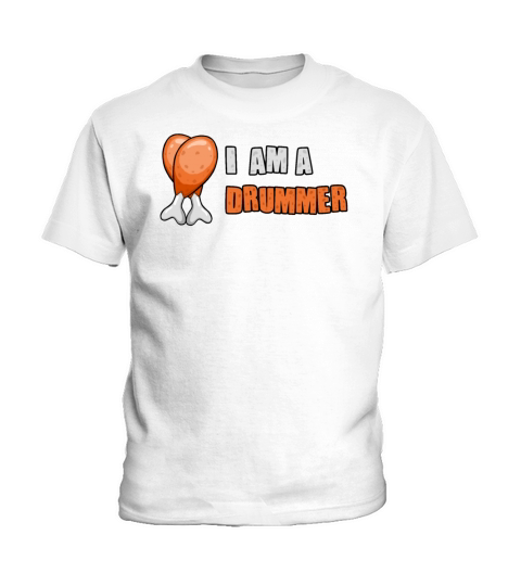 I Am A Drummer Kids T-Shirt