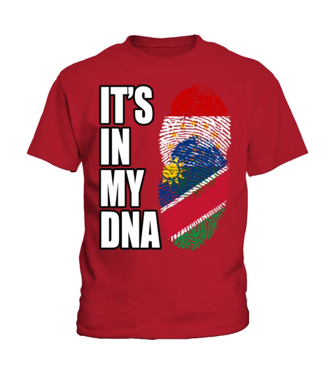 Tajikistani And Namibian Vintage Heritage DNA Flag Kids T-Shirt