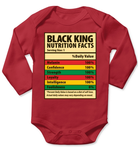Black History Month Design for a African American Long Sleeve Baby One-Piece