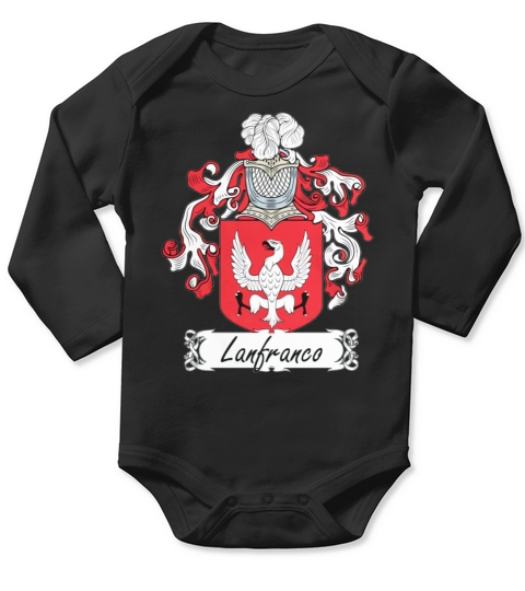 Lanfranco Family Crest Italian Family Crests Long Sleeve Baby One-Piece
