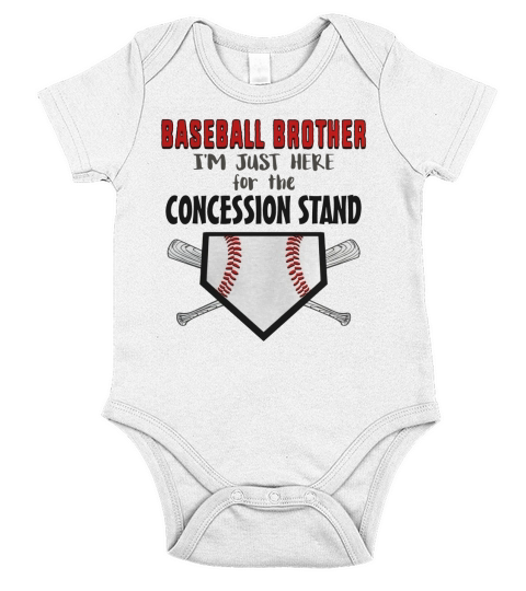 Baseball brother 1216 Short Sleeve Baby One-Piece