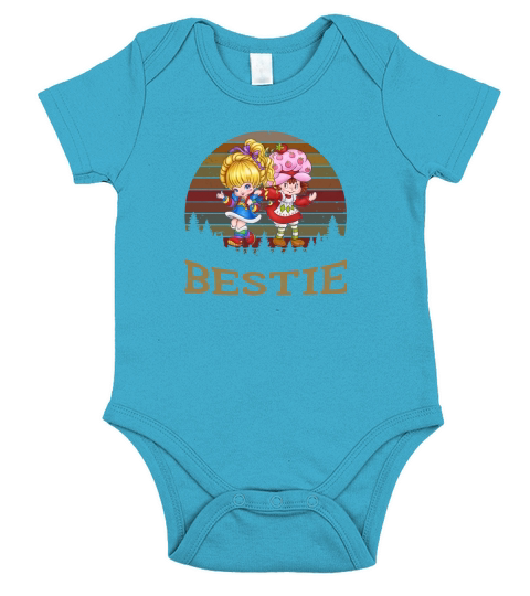 Bestie Strawberry Shortcake Vintage Short Sleeve Baby One-Piece