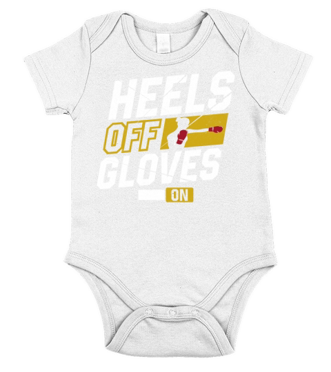 Boxing Girl Vintage Heels Off Short Sleeve Baby One-Piece