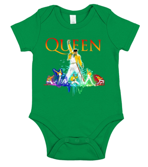 Color Queen Freddie Mercury shirt Short Sleeve Baby One-Piece