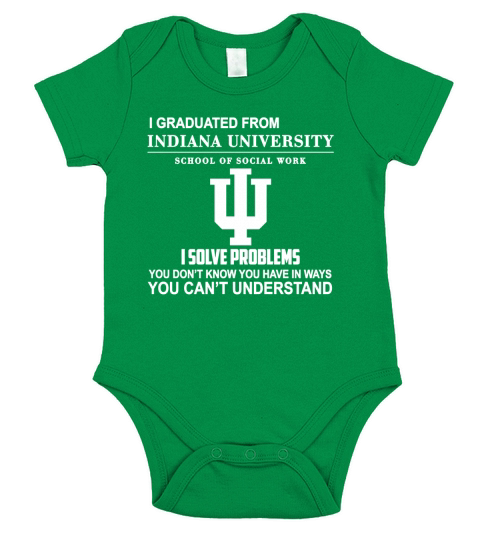 Indiana University School of Social Work Short Sleeve Baby One-Piece