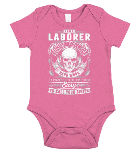 LABORER Short Sleeve Baby One-Piece