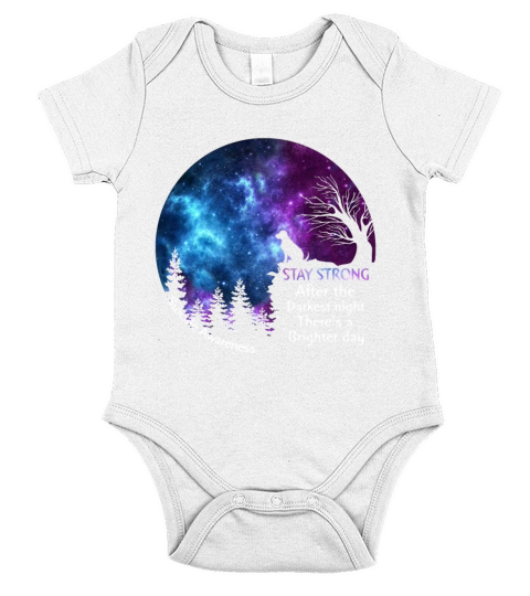 Labrador Retriever Suicide Awareness Pet Lovers Short Sleeve Baby One-Piece