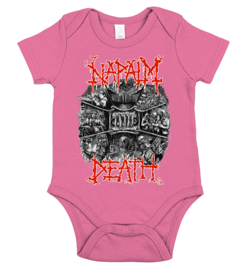 Napalm Death Short Sleeve Baby One-Piece