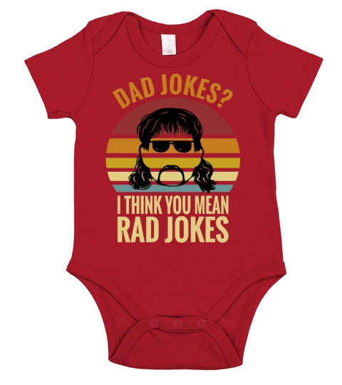 Puns Retro Fathers Day Funny Dad Jokes Dad Short Sleeve Baby One-Piece