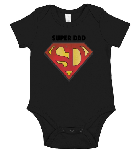 Super Dad Short Sleeve Baby One-Piece