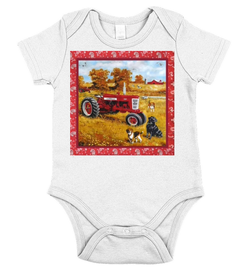 Tractor TN2211051T Bedding Sets Short Sleeve Baby One-Piece