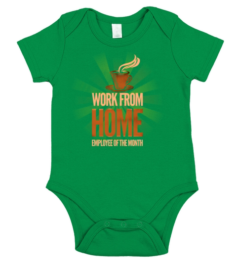 Work from home employee of the month Short Sleeve Baby One-Piece