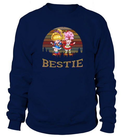 Bestie Strawberry Shortcake Vintage Sweatshirt Unisex