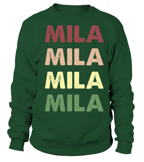 Mila Shirt - Funny Vintage Personalized Mila Sweatshirt Unisex