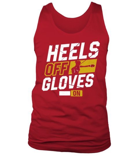 Boxing Girl Vintage Heels Off Tank Top Unisex