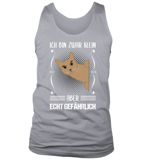 Cat Small But Dangerous Funny Quote Gift Tank Top Unisex