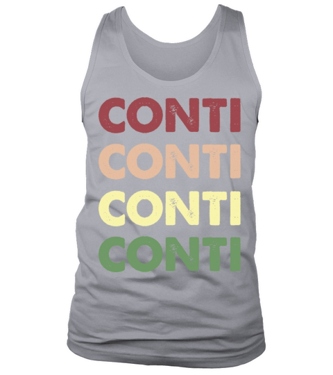 Conti Shirt - Funny Personalized Name Conti Tank Top Unisex