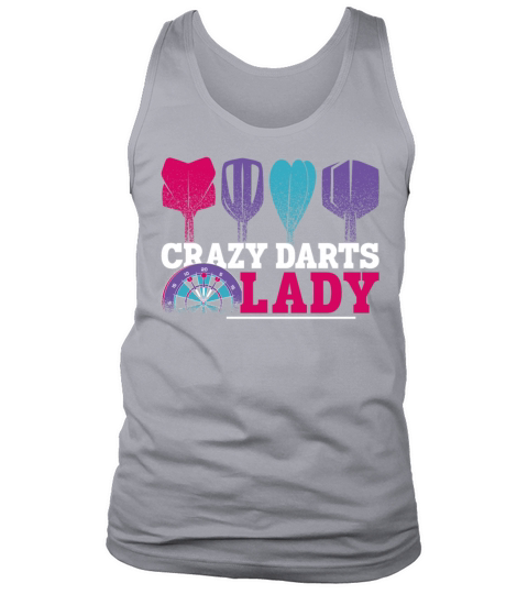 Darts Board Girl Vintage Crazy Tank Top Unisex