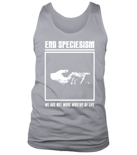 END SPECIESISM vegan animal rights T-shirt punk Tank Top Unisex