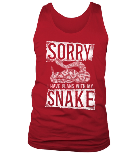 Snake Serpent Vintage Sorry I Have Tank Top Unisex