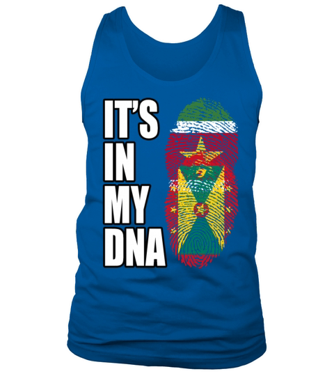 Surinamese And Grenadian Vintage Heritage DNA Flag Tank Top Unisex